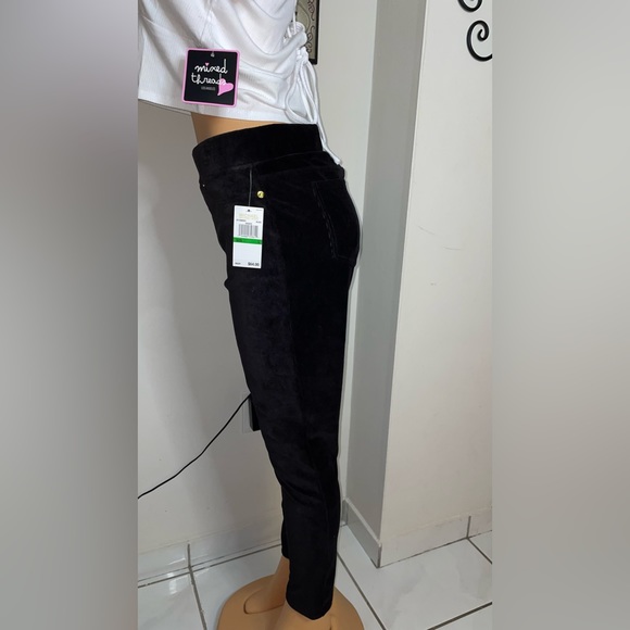 NWT MICHAEL KORS BASIC STRECH BLACK PANT SIZE L (17) - Picture 2 of 4